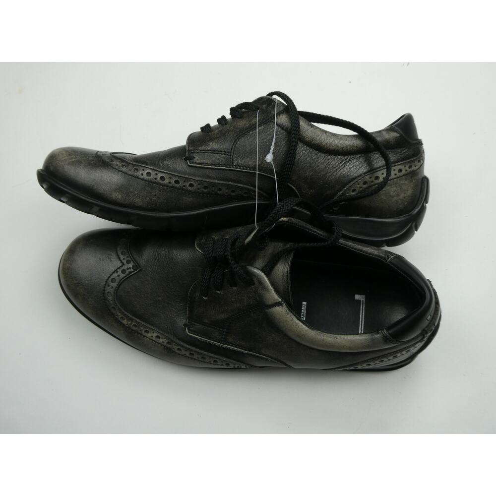 men's Pirelli driving shoes, gray/black, size: 8.5, Made in Brazil
